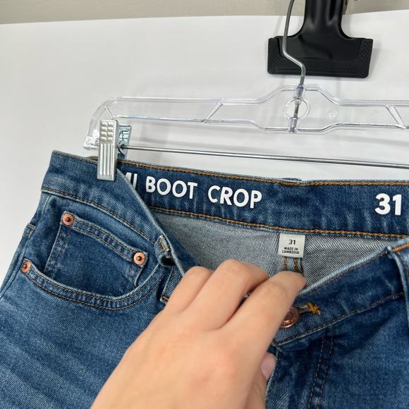 J. Crew Billie Demi-Boot Cropped Jeans in Lantern Wash Distressed - Picture 4 of 11
